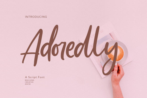 Adoredly Script: A Beautiful Handwritten Font for Designers