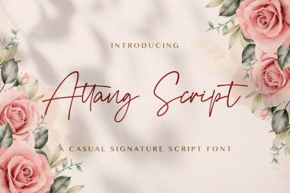 Attang Script Font: Elevate Your Brand with Elegance