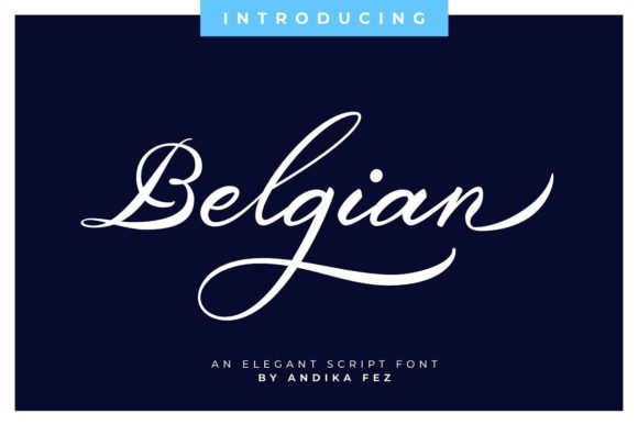 Belgian Script Font: Elevate Your Brand with Classy Typography