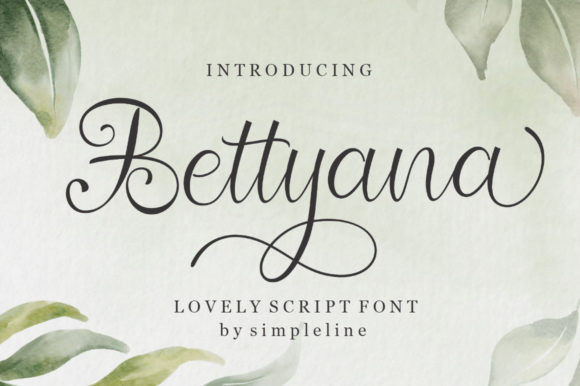 Bettyana Script: A Romantic Font for Digital Branding