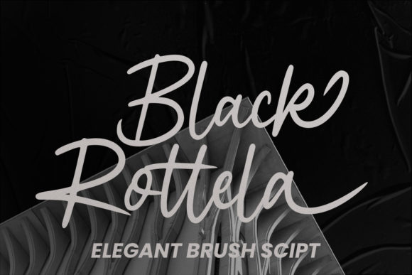 Black Rotela Script: A Playful Typeface for Creative Projects