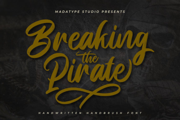 Breaking Pirate Font for Sophisticated Branding and Design