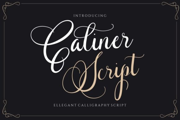Caliner Script: A Delicate Typeface for Elegance in Branding