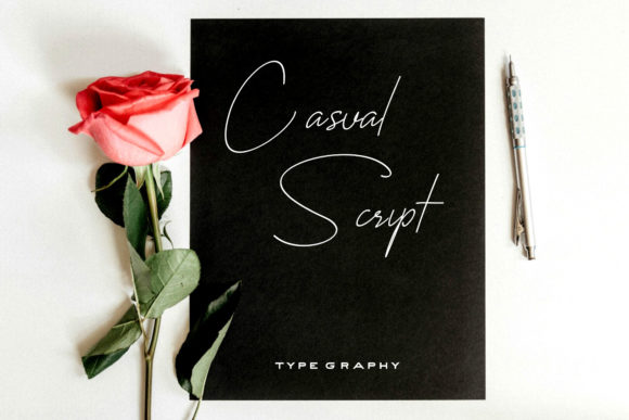 Casual Script Font: A Handwritten Typeface for Polished Branding