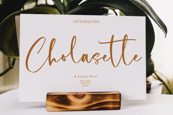 Cholasette Script: A Stylish Font for Small Business Branding