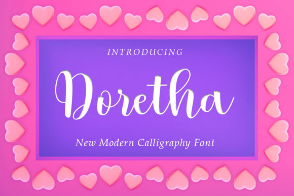 Doretha Script: A Luxurious Handwritten Font for Editorial Design