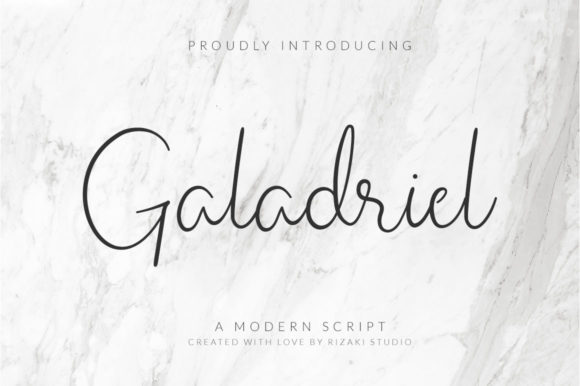 Galadriel Script: A Stylish Font for Memorable Branding and Campaigns