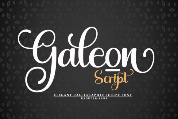 Galeon Script: A Versatile Handwritten Font for Designers