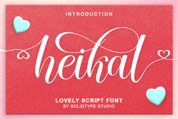 Heikal Script: A Luxurious Handwritten Font for Creative Makers