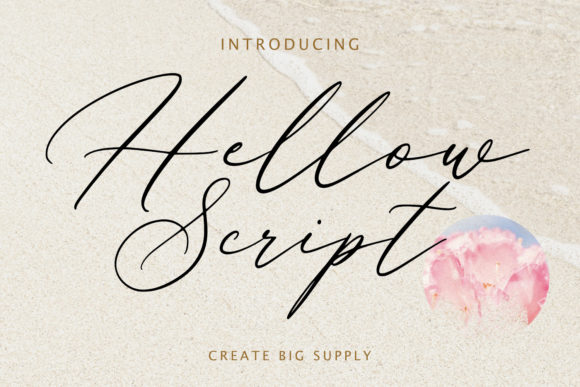 Hellow Script: A Cursive Font for Editorial Elegance