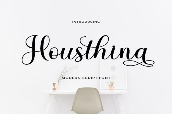 Housthina Script: A Beautiful Handwritten Font for Editorial Design