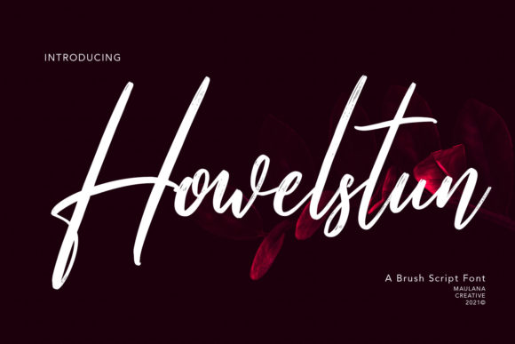 Howelstun Script: A Beautiful Font for Small Business Branding