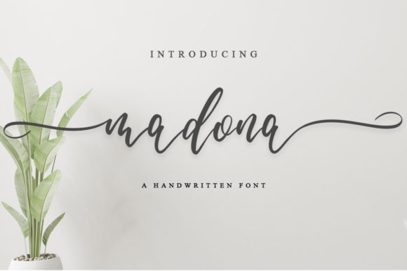 Madona Script: A Beautiful Handwritten Font for Web Design