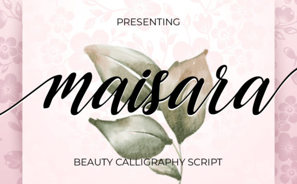 Maisara Script: A Modern Calligraphy Font for Promotional Typography