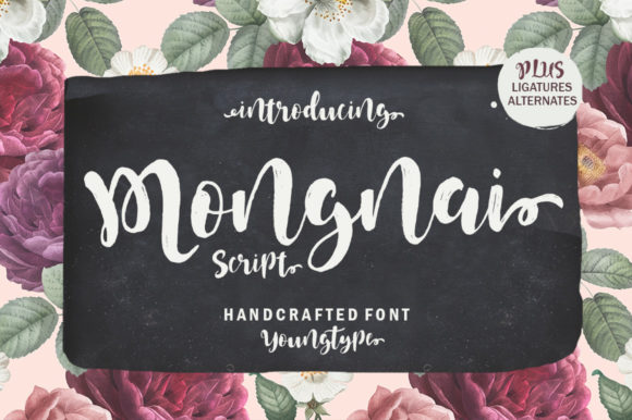 Mongnai Script Font for Chic and Whimsical Branding