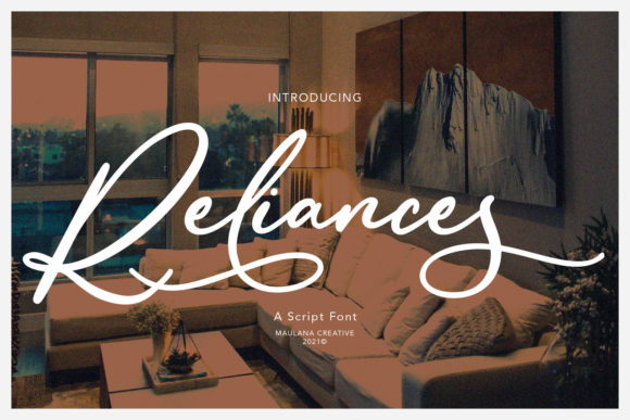 Reliances Script Font: A Stylish Handwritten Typeface for Creative Projects