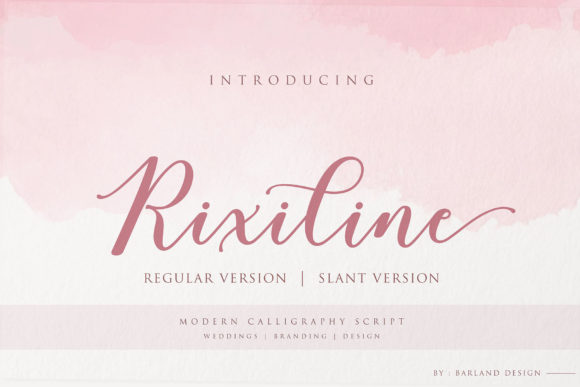 Rixiline Script Font for Polished Branding and Creative Projects