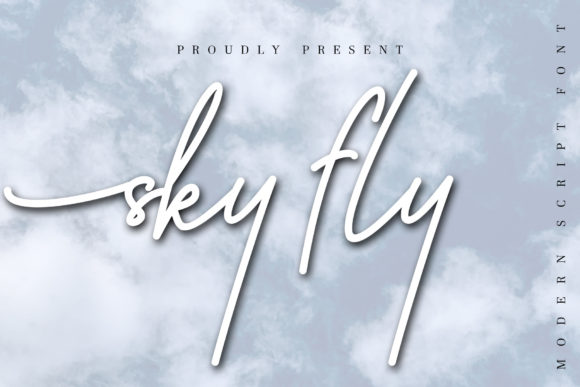 Sky Fly Script Font: Timeless Elegance for Craft Creators