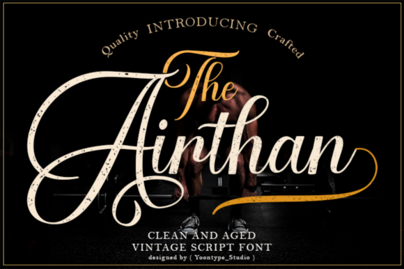 The Airthan Script: A Bold Handwritten Typeface for Confident Design