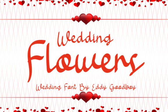 Wedding Flowers Font for Elegant Branding and Business Design