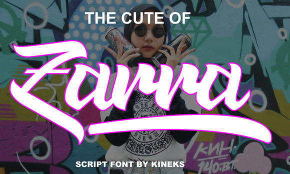 Zarra Script Font for Elegant Handmade Designs